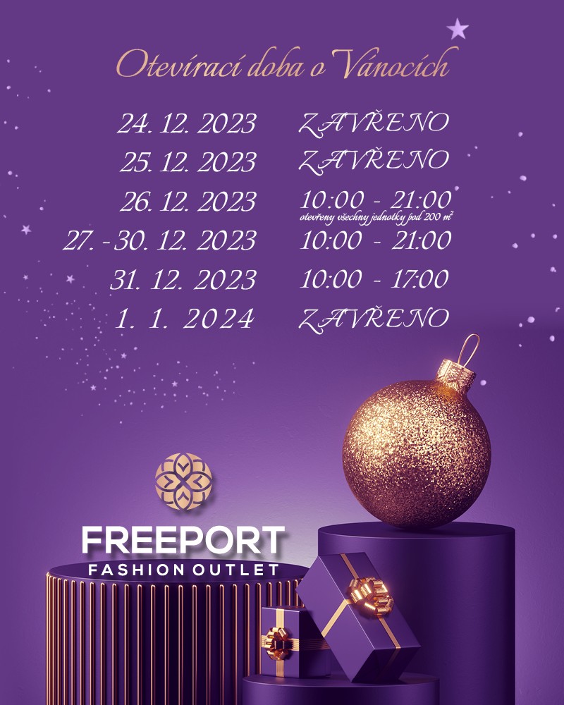 Vánoční otevírací doba