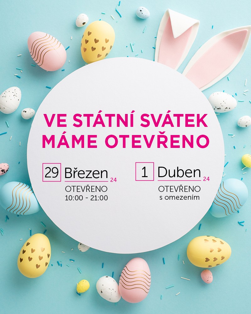 Ve státní svátky máme otevřeno!