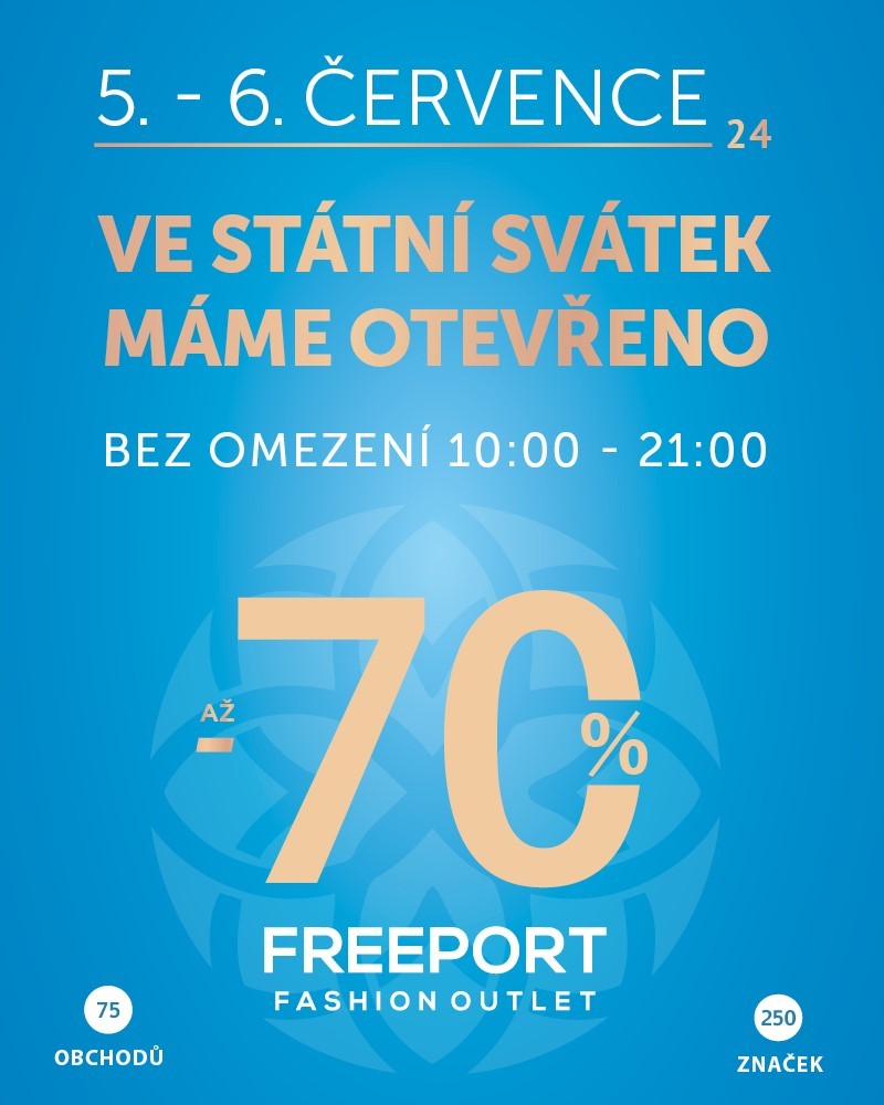 Ve státní svátky máme otevřeno!