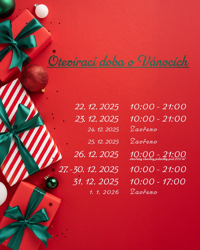 Vánoční otevírací doba