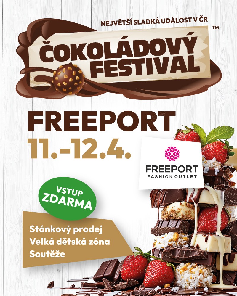 Čokoládový festival ve Freeportu: sladký víkend plný zážitků