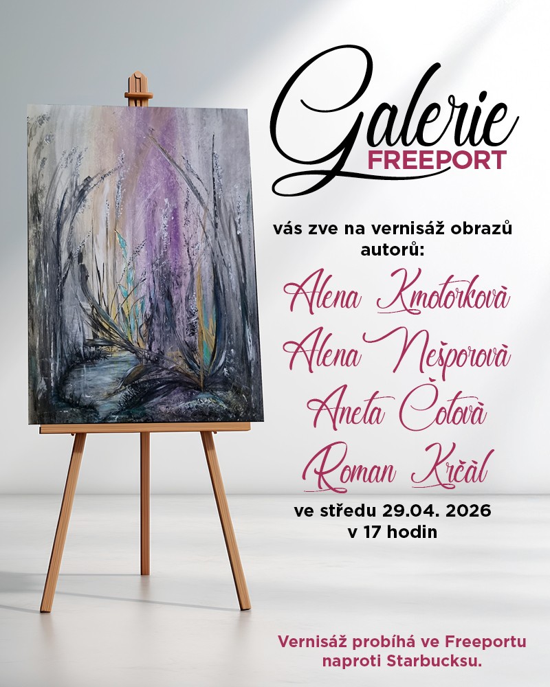 Galerie Freeport vás zve na vernisáž