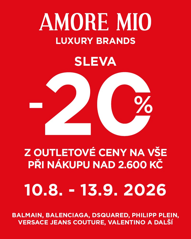 Stylová móda se slevou 20 % v Amore Mio